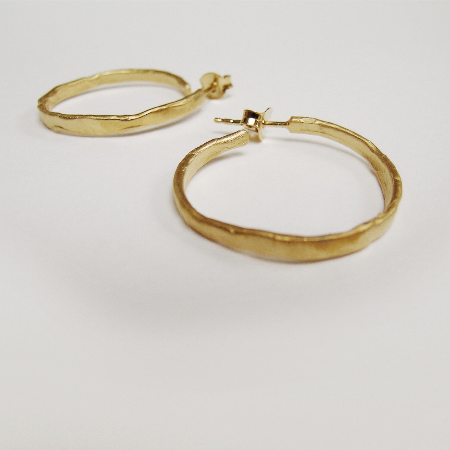 PENDIENTES AROS DORADOS ESTERGOLD GRANDES 4
