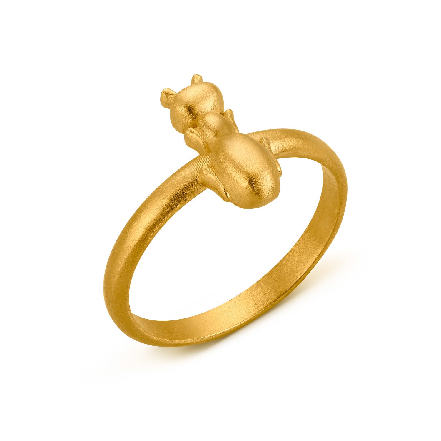 ANILLO DORADO DALÍ, JEWELRY BY JOIDART, HORMIGA
