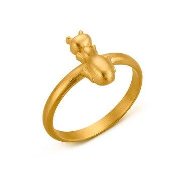 ANILLO DORADO DALÍ, JEWELRY BY JOIDART, HORMIGA