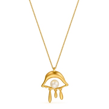 GARGANTILLA DORADA DALÍ, JEWELRY BY JOIDART, OJO 