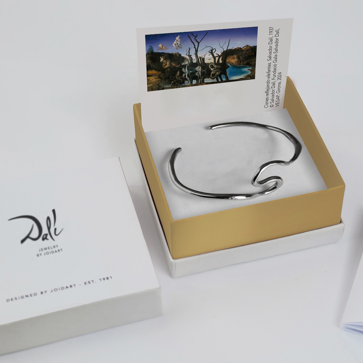 PULSERA DE PLATA DALÍ, JEWELRY BY JOIDART, CISNES 3