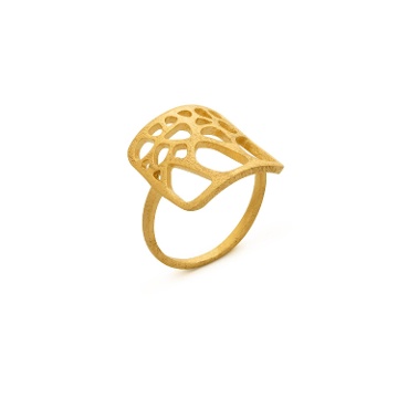 ANILLO DORADO GAUDÍ JEWELRY LA PEDRERA