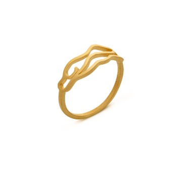 ANILLO  DORADO GAUDÍ JEWELRY