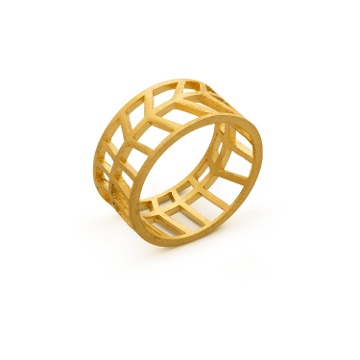 ANILLO DORADO GAUDÍ JEWELRY
