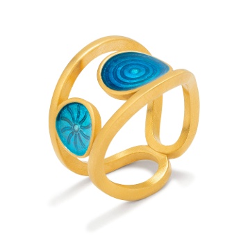 ANILLO DORADO GAUDÍ JEWELRY CIBAS