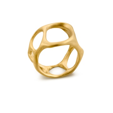 ANILLO DORADO GAUDÍ JEWELRY CASA MILÀ