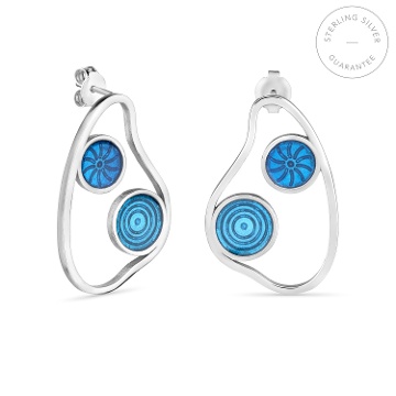 PENDIENTES MEDIANOS PLATA GAUDÍ JEWELRY CIBAS