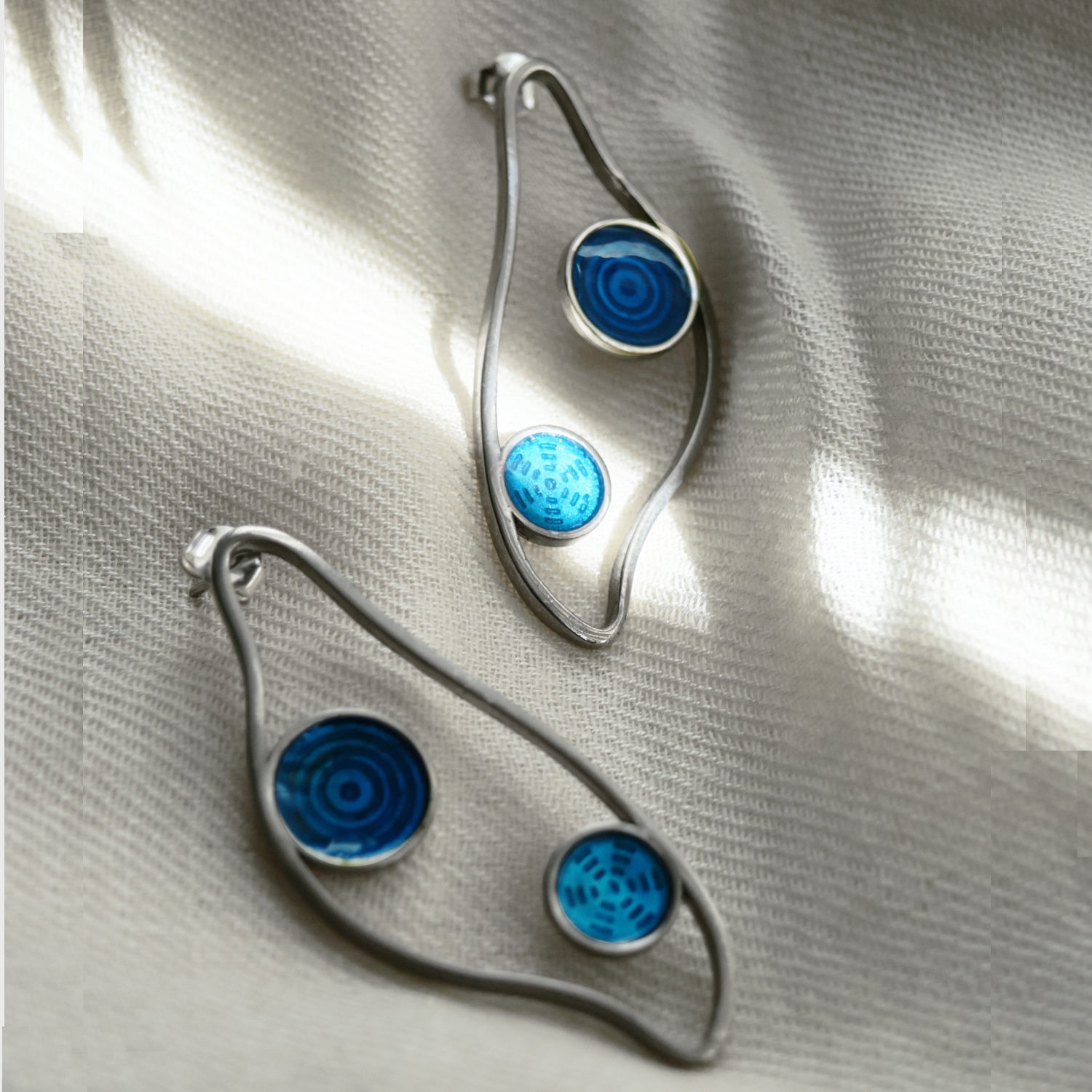 PENDIENTES GRANDES PLATA GAUDÍ JEWELRY CIBAS 3