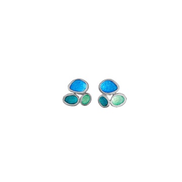 PENDIENTES PEQUEÑOS PLATEADOS GAUDÍ JEWELRY FRUITS