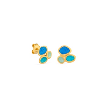 PENDIENTES PEQUEÑOS DORADOS GAUDÍ JEWELRY FRUITS