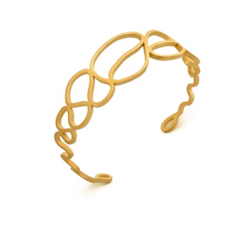 PULSERA DORADA GAUDÍ JEWELRY PALAU GÜELL
