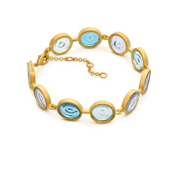 PULSERA DORADA GAUDÍ JEWELRY CASA BATLLÓ BLAUS