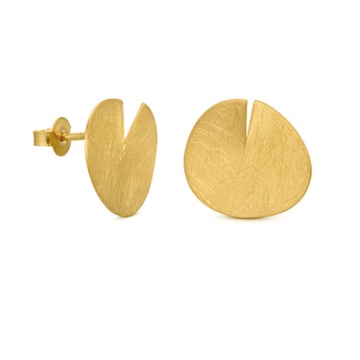 BOUCLES D'OREILLES MOYENNES DORÉES TAGLIO
