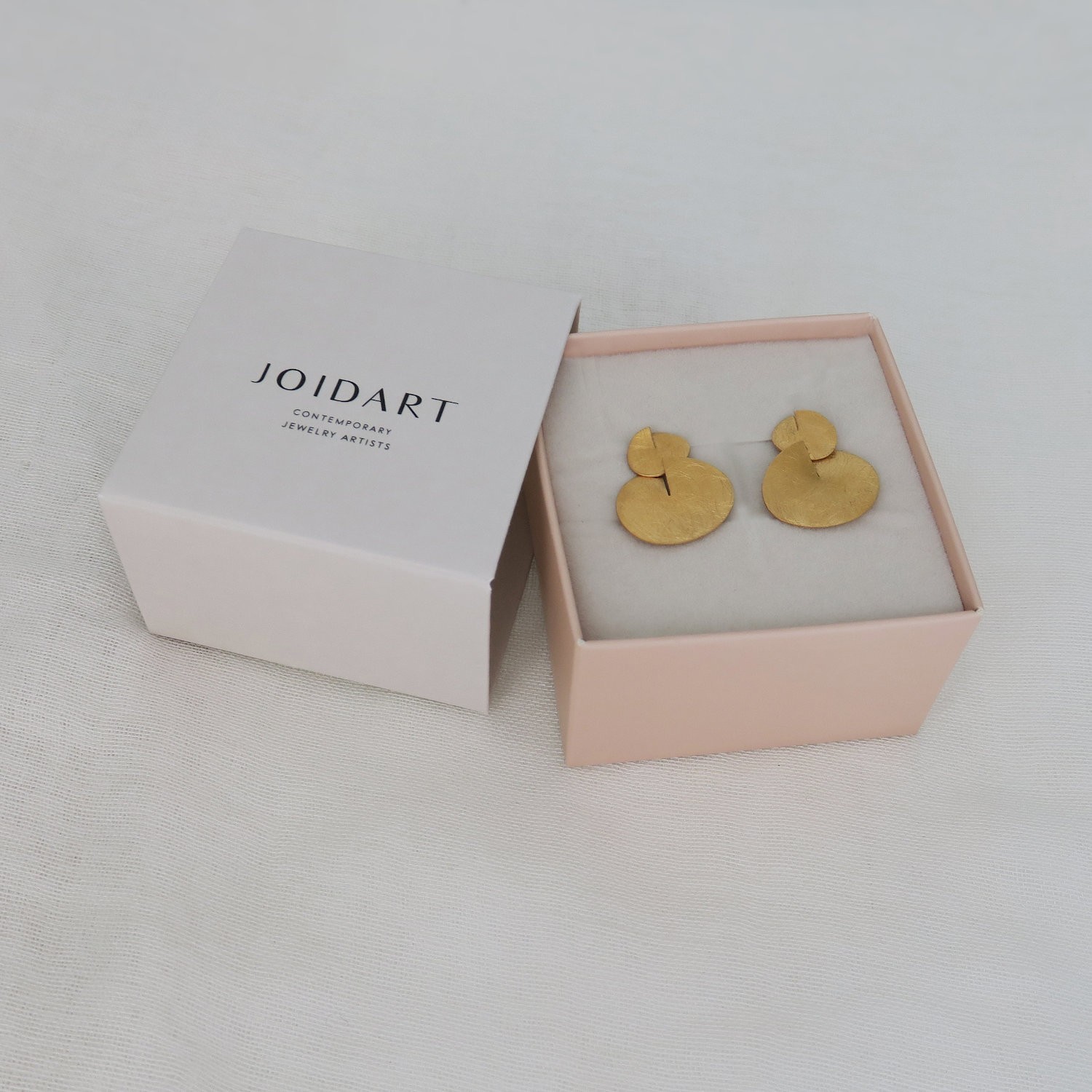 BOUCLES D'OREILLES DOUBLES DORÉES TAGLIO 4