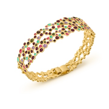 PULSERA DORADA CANDY COLOURS