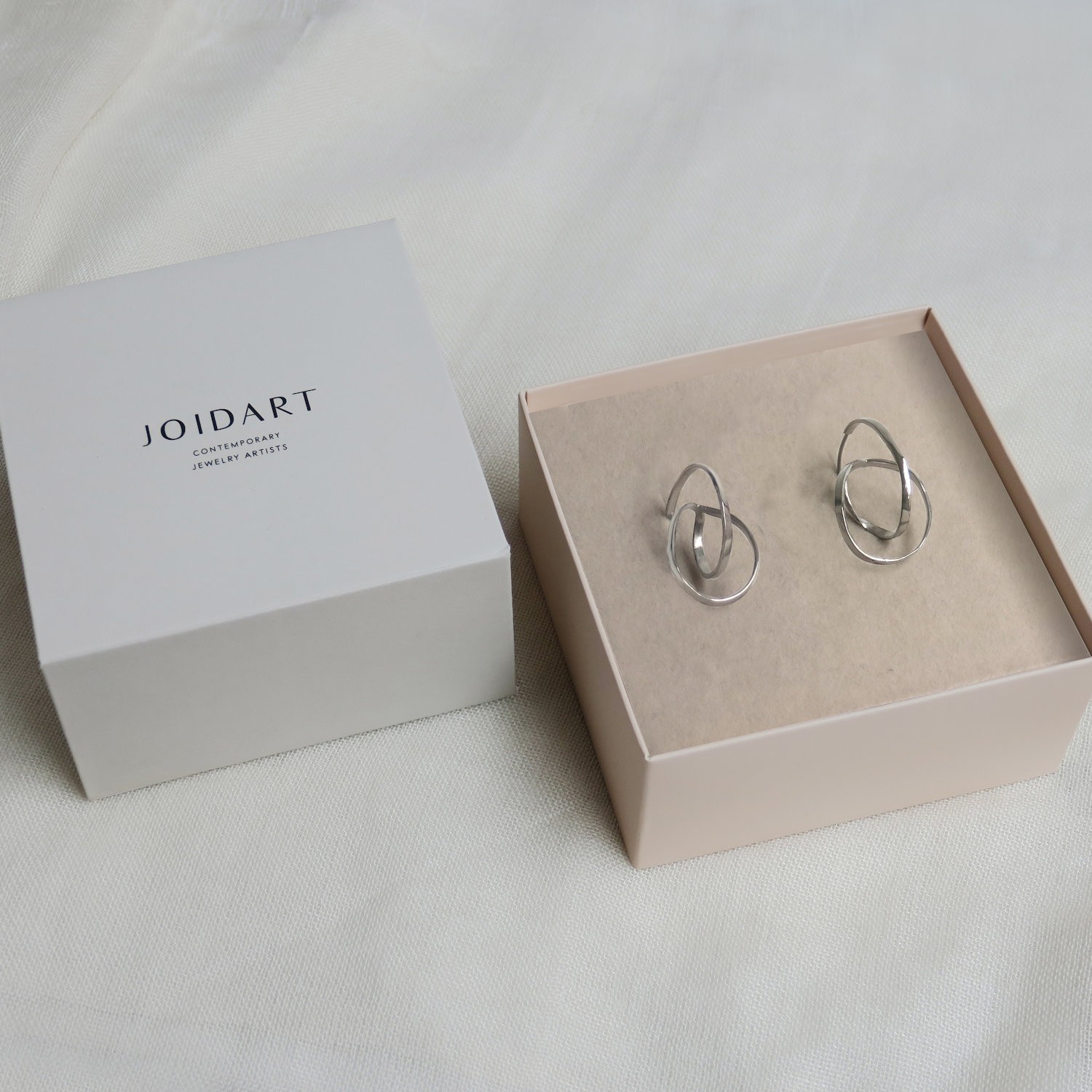 BOUCLES D'OREILLES EN ARGENT EMBOLIC MOYENNES 4