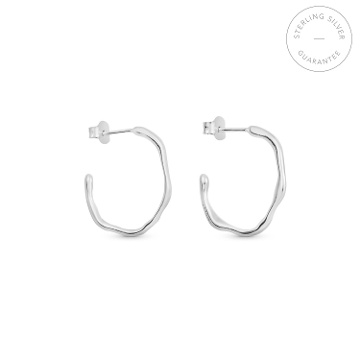 AROS EN PLATA CLARA PEQUEÑOS
