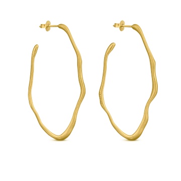 AROS DORADOS CLARA OVALADOS GRANDES