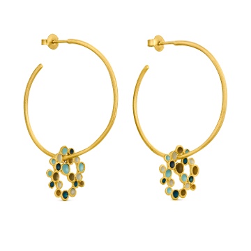 PENDIENTES DORADOS CANDY MOON