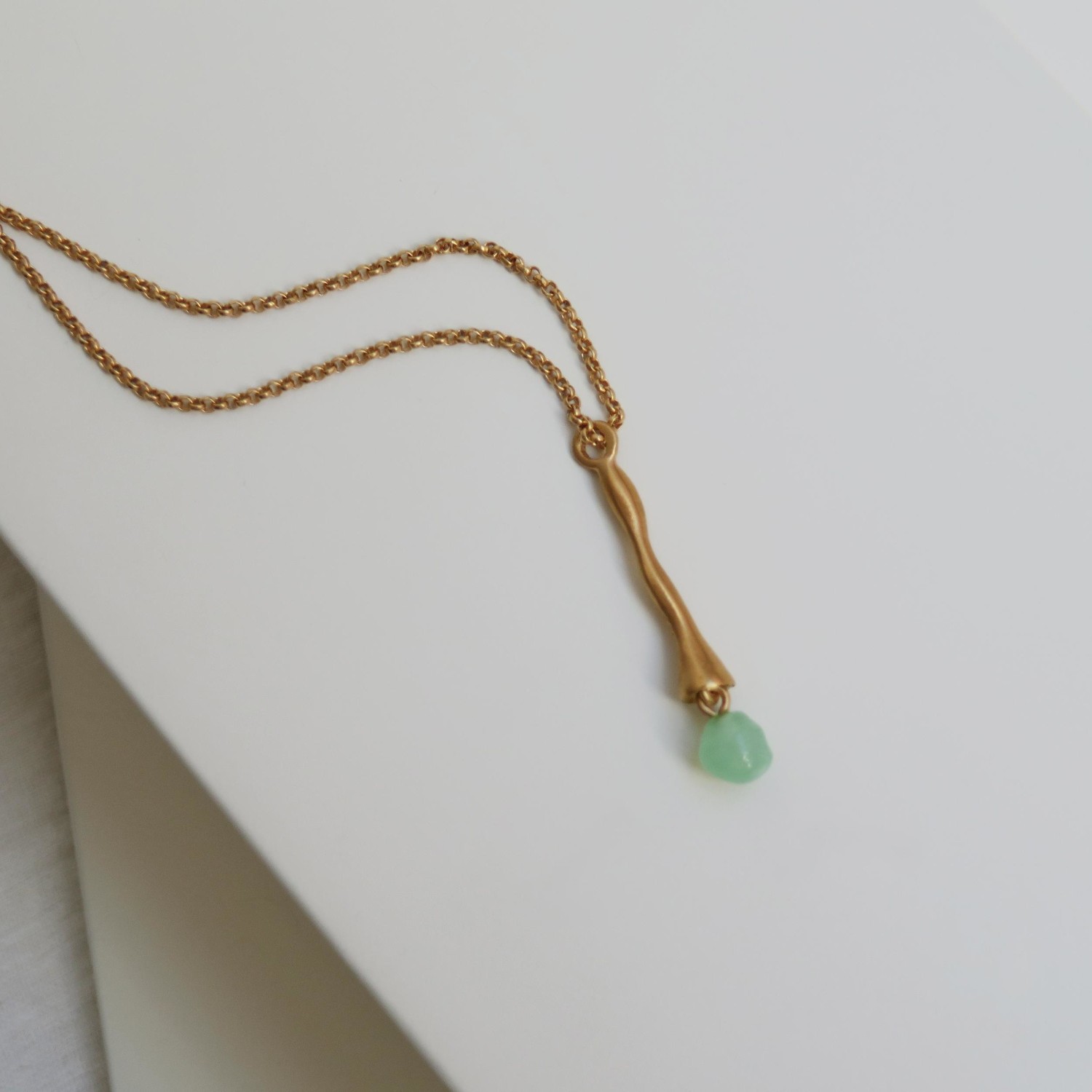 GARGANTILLA DORADA ECLAT VERDE
