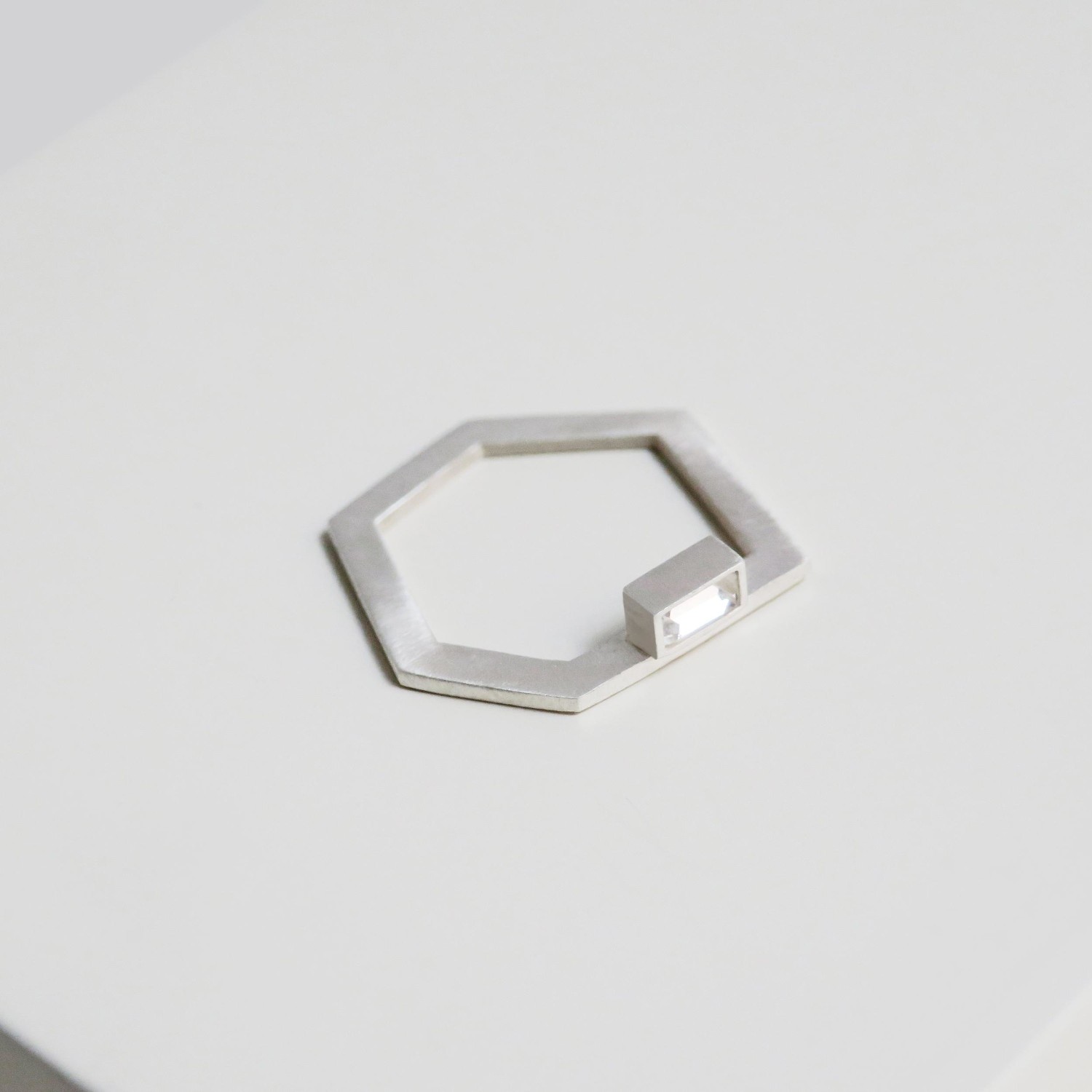 ANILLO  PLATA GEODA 3