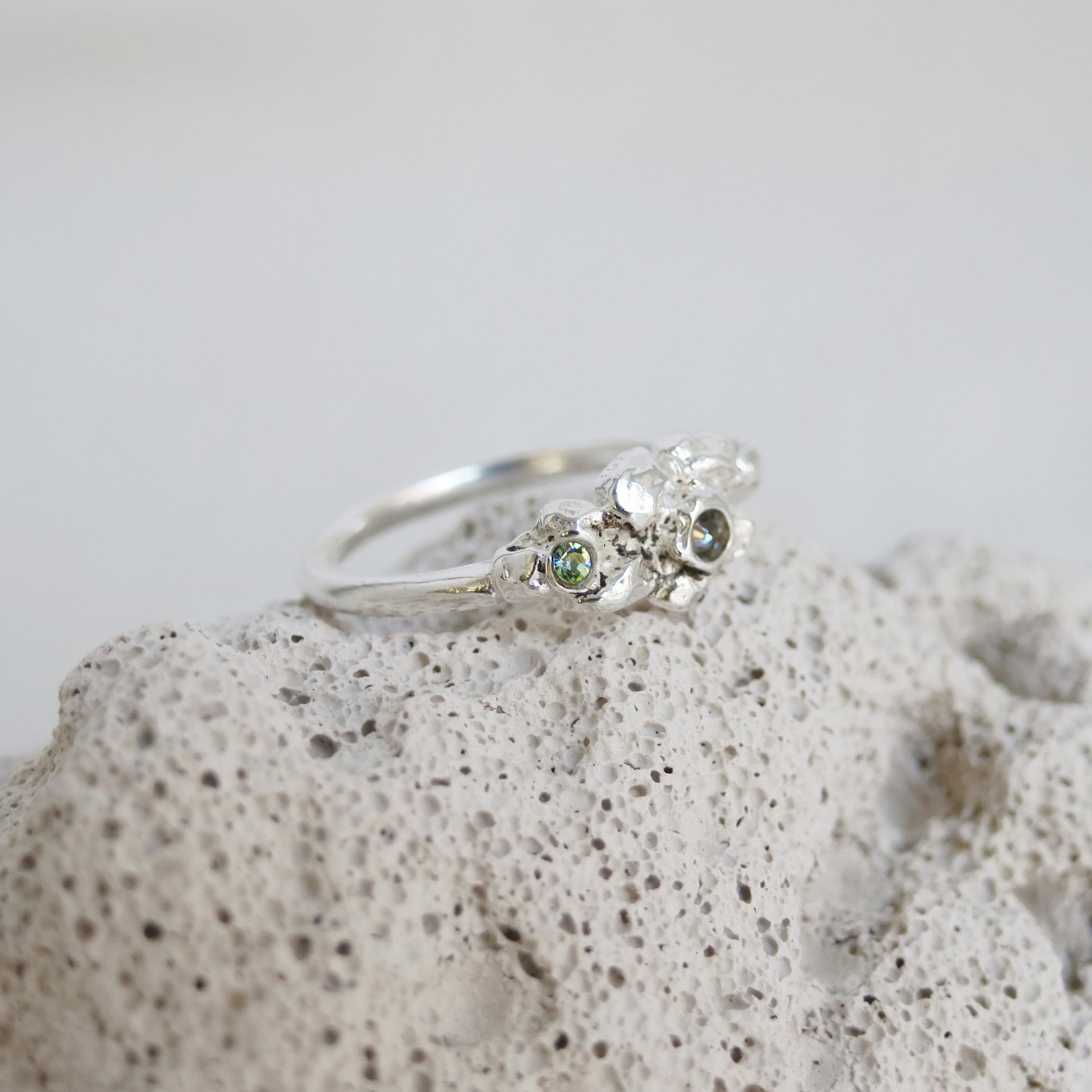 ANILLO  PLATA ARENA 3