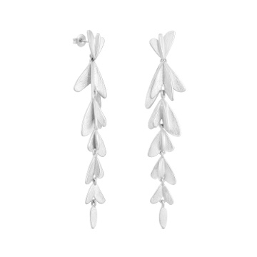 PENDIENTES LARGOS PLATEADOS VOL