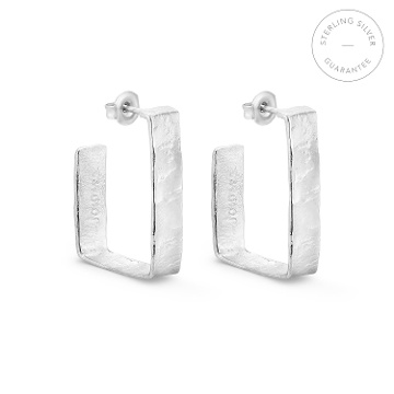 PENDIENTES EN PLATA GRANDES LIGNIS ANCHOS