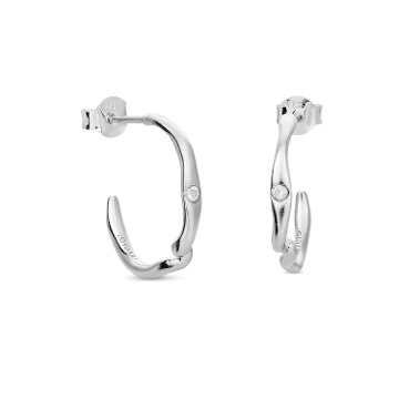 AROS DE PLATA GARBET