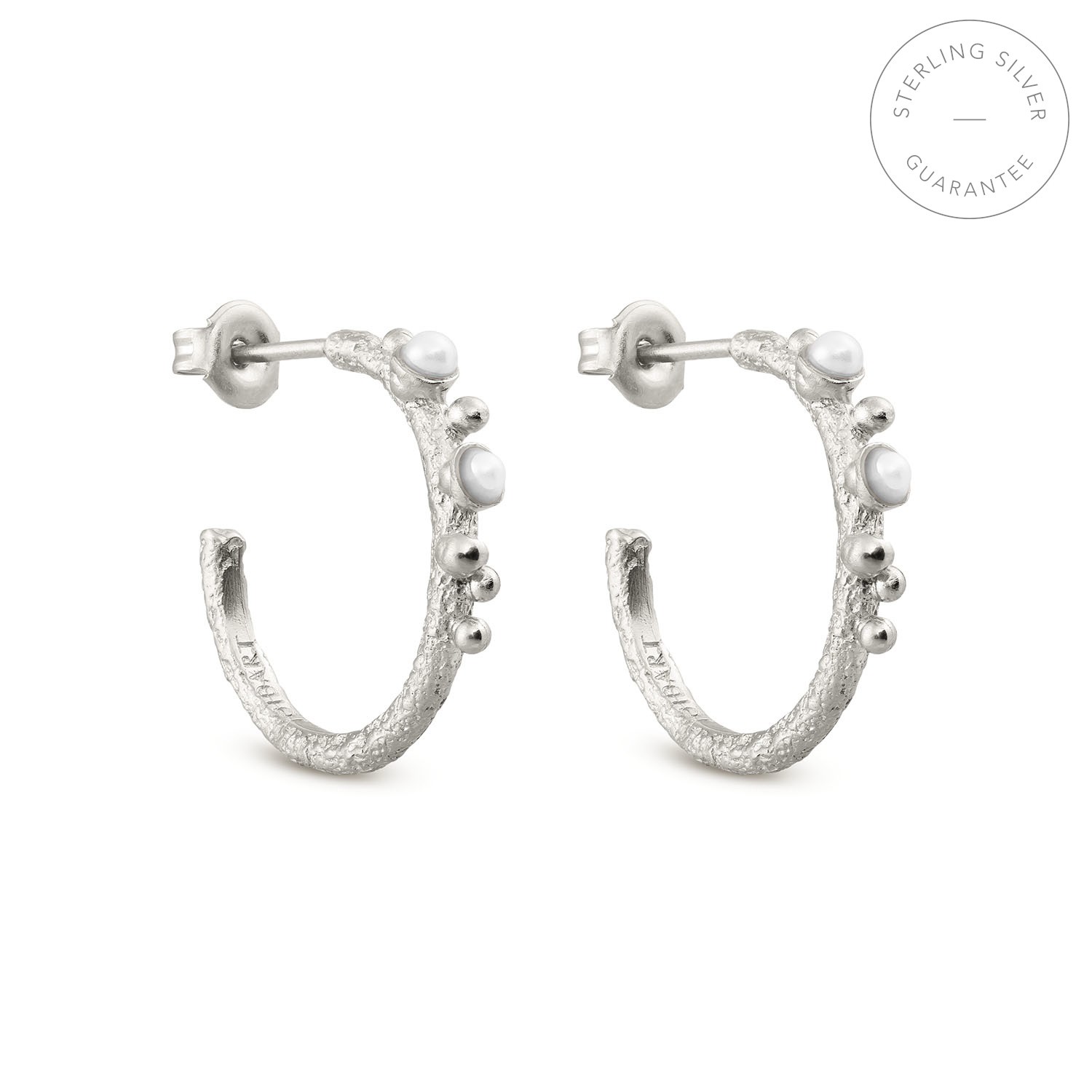 PENDIENTES AROS DE PLATA GUSPIRA