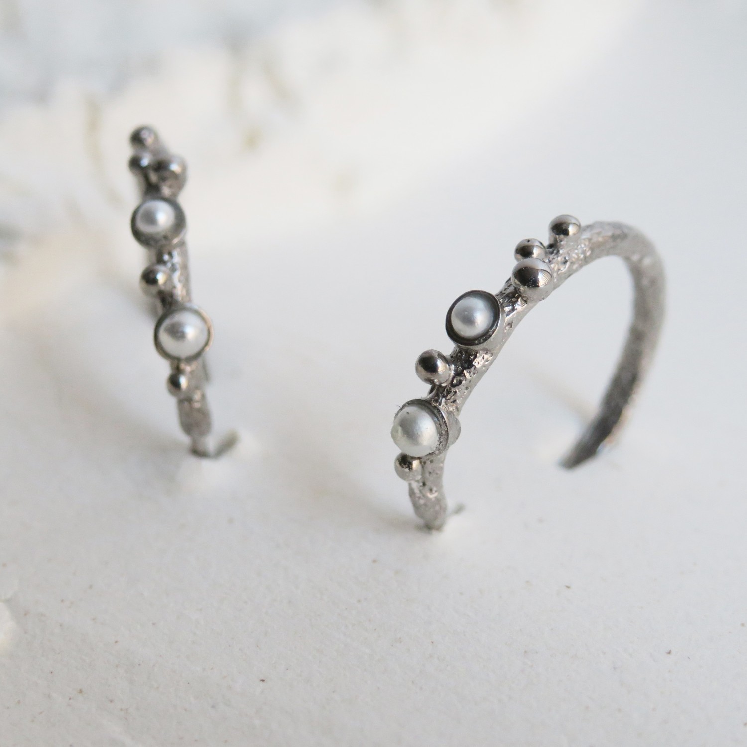 PENDIENTES AROS DE PLATA GUSPIRA