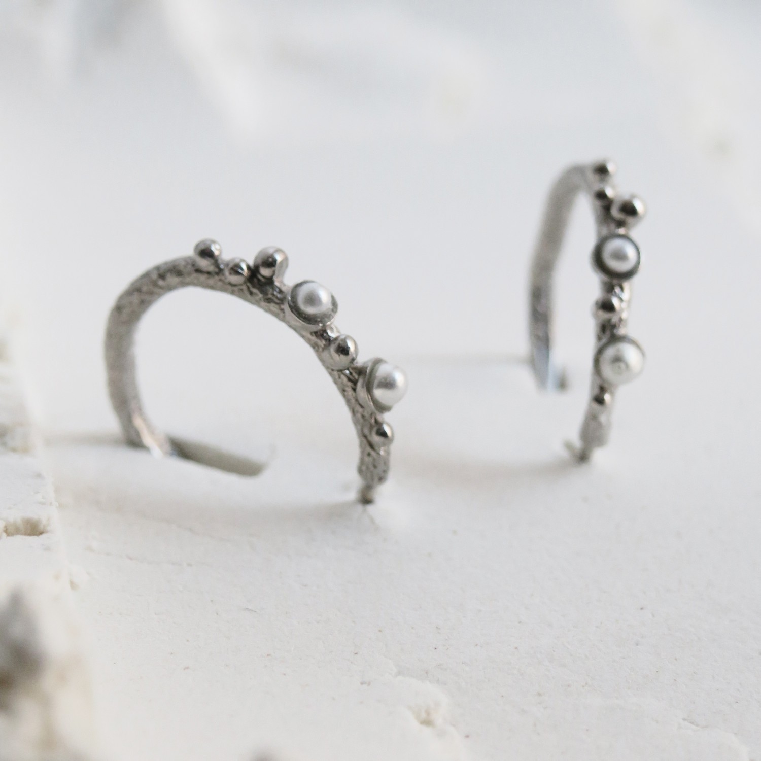 PENDIENTES AROS DE PLATA GUSPIRA