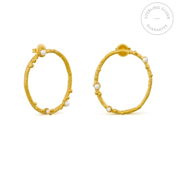PENDIENTES CIRCULARES DORADOS GUSPIRA 