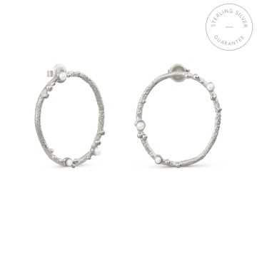 PENDIENTES CIRCULARES DE PLATA GUSPIRA