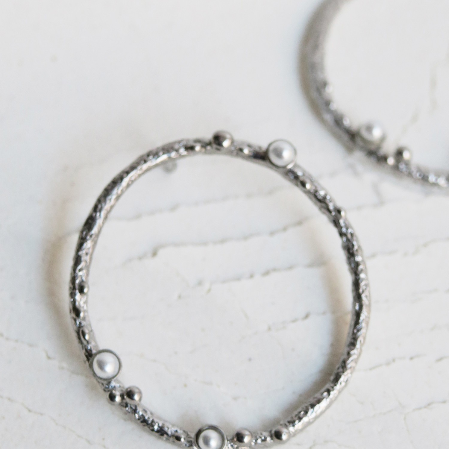 PENDIENTES CIRCULARES DE PLATA GUSPIRA