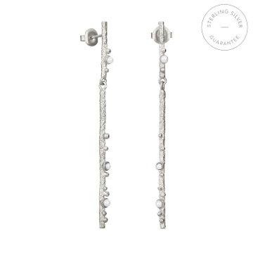 PENDIENTES LARGOS DE PLATA GUSPIRA