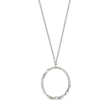COLLAR CIRCULAR PLATEADO GUSPIRA