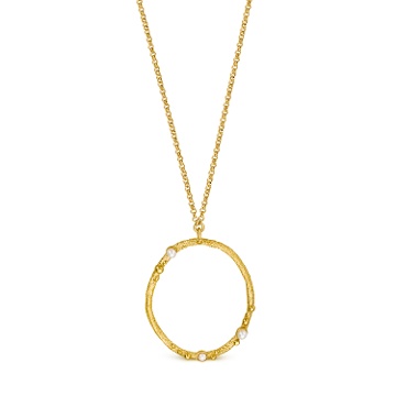 COLLAR CIRCULAR DORADO GUSPIRA