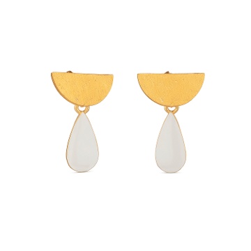 PENDIENTES GOTA BLANCA SOMNI