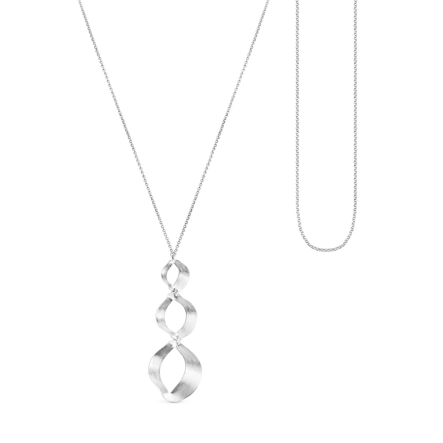 COLLAR COLGANTE DE PLATA TRIPLE XALUC