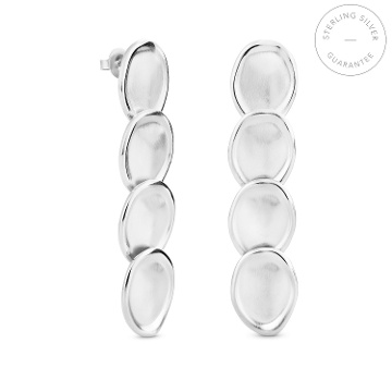 PENDIENTES LARGOS DE PLATA CALA