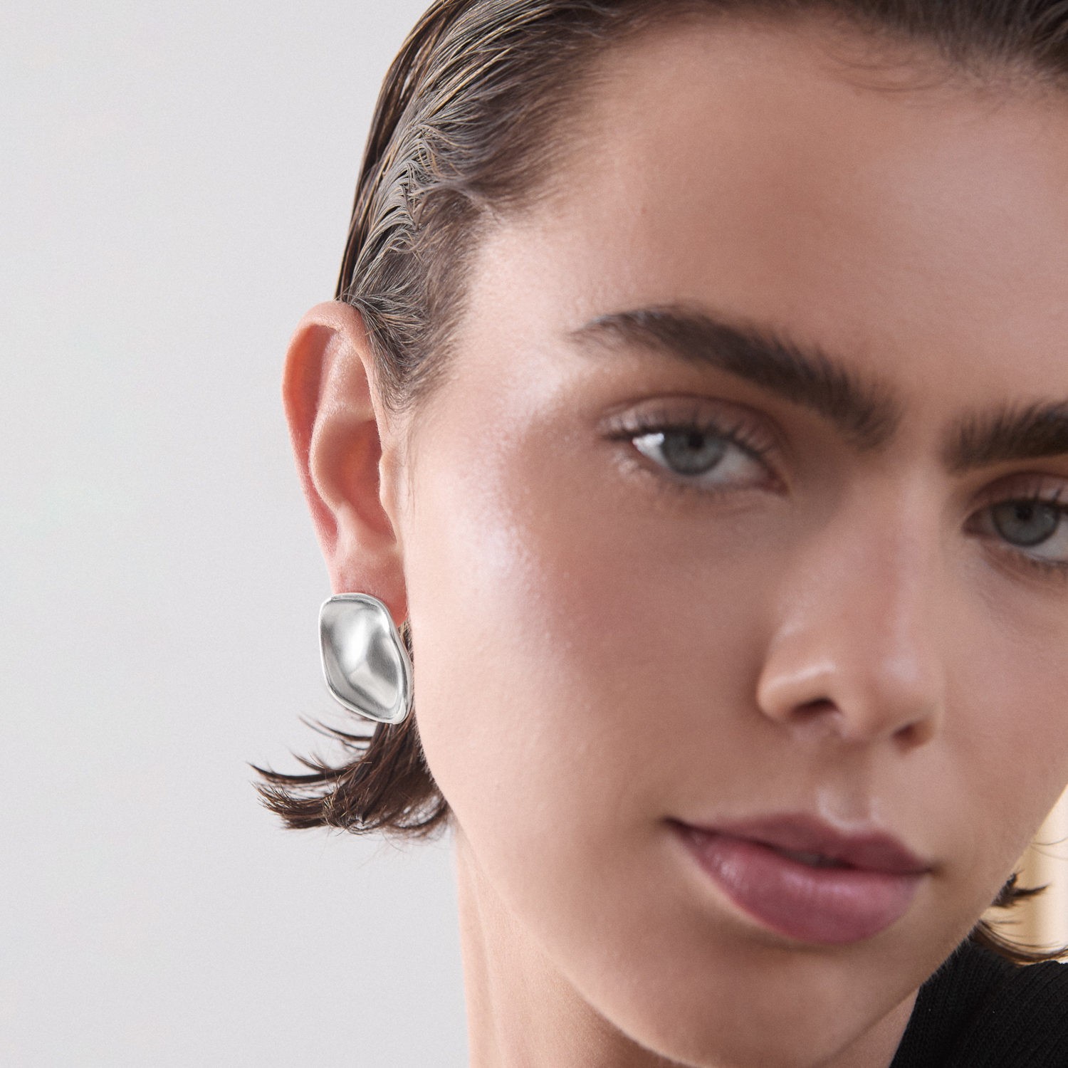 PENDIENTES GRANDES PLATEADOS CALA 1