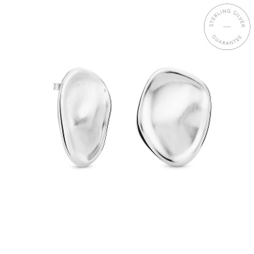 PENDIENTES GRANDES DE PLATA CALA
