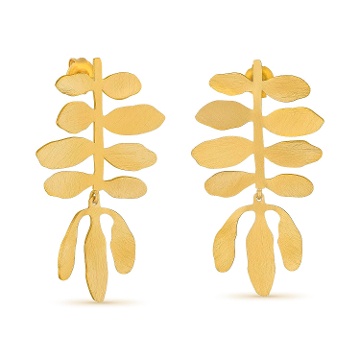 PENDIENTES DORADOS GRANDES SILVELA