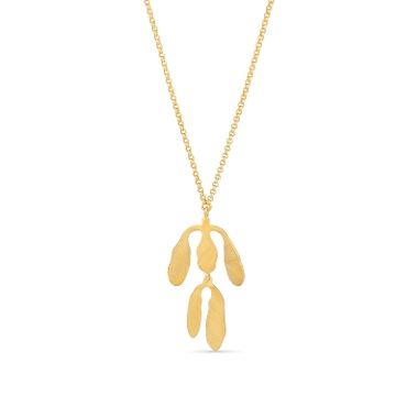 COLLAR CON COLGANTE DORADO SILVELA