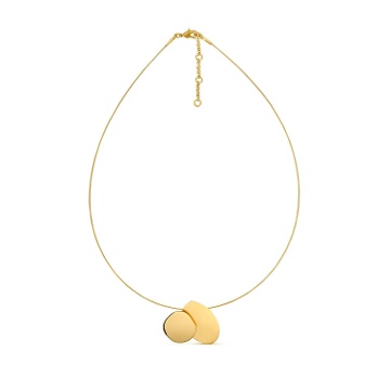 COLLAR CON COLGANTE PEQUEÑO DORADO ECLIPSE
