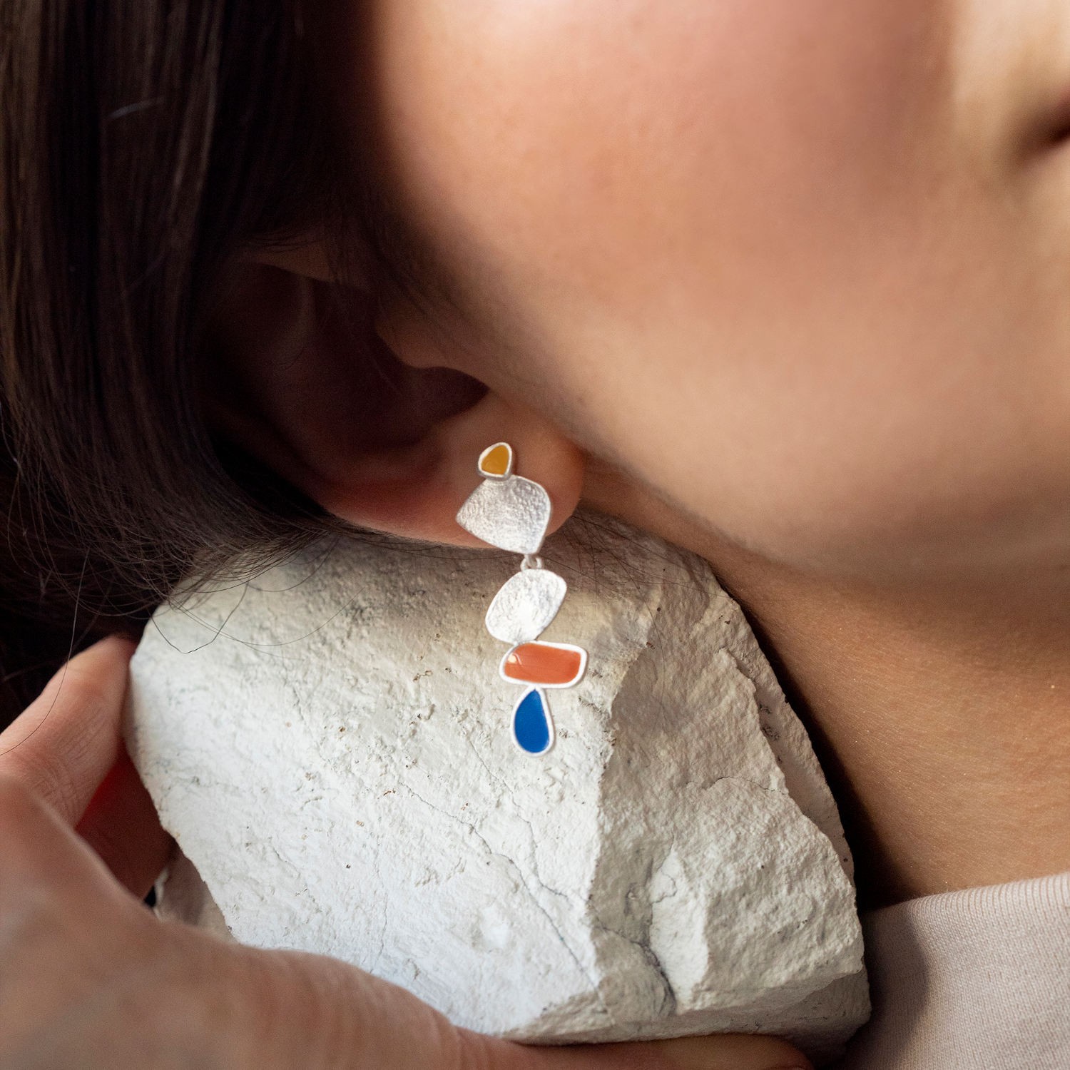 PENDIENTES DE PLATA THALUS 1