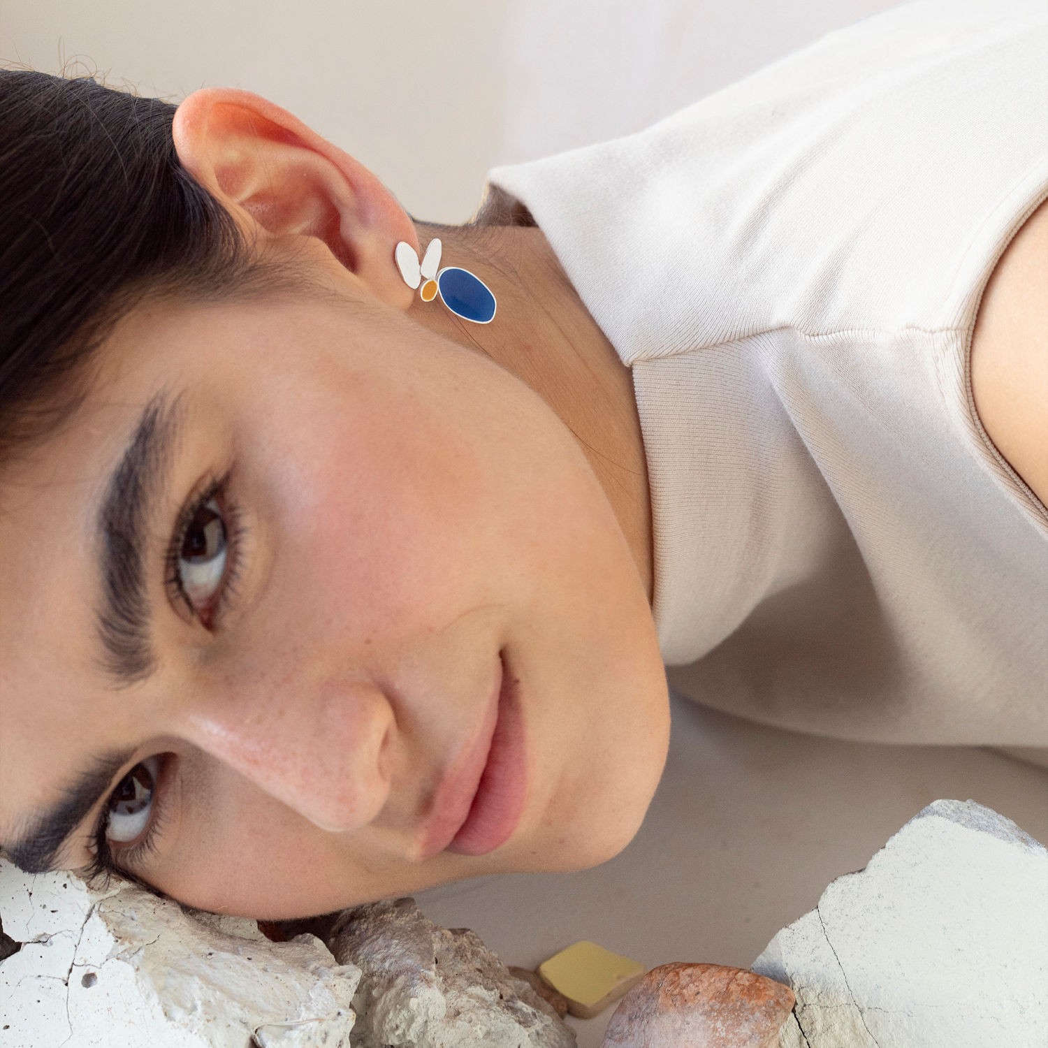 PENDIENTES PLATEADOS GRANDES THALUS 2