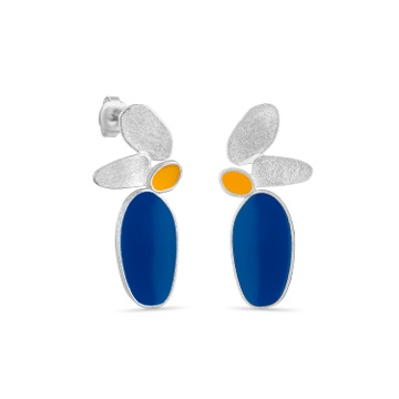 PENDIENTES PLATEADOS GRANDES THALUS