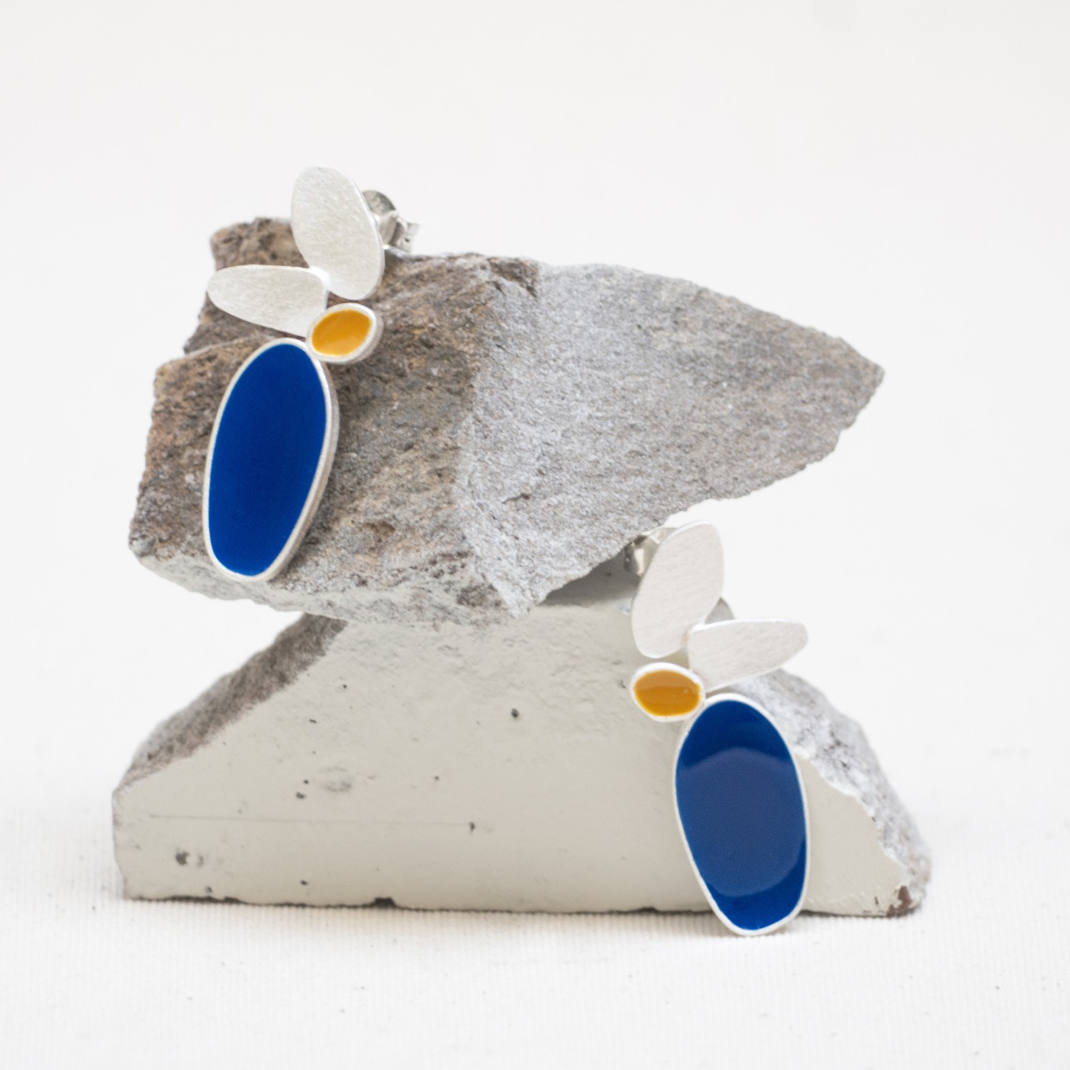 PENDIENTES PLATEADOS GRANDES THALUS 4